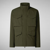 Man's jacket trenton in land green | Save The Duck