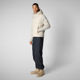 Men's animal free Puffer jacket Torin in rainy beige - Mens' Collection | Save The Duck