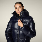 Women's parka biddy in blue black | Save The Duck