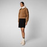 Women's jacket Reily in biscuit beige - Women's Fall Winter 2024 | Save The Duck