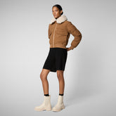 Women's jacket Reily in biscuit beige - Women's Fall Winter 2024 | Save The Duck