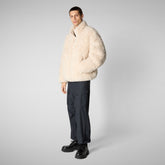 Man's jacket Hendrix in shore beige | Save The Duck