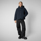 Women's jacket Aveline in BLUE BLACK - Jackets for Women | Save The Duck