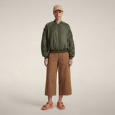 Women's bomber jacket Lil in Dusty Olive - Women's Coats | Save The Duck