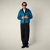 Men's parka floyd in horizon blue - Preview FW25 Man | Save The Duck
