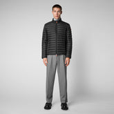 Men's Alexander Puffer Jacket in Black - Fall Winter 2023 Collection | Save The Duck