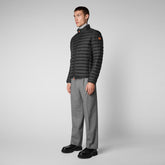 Men's Alexander Puffer Jacket in Black - Fall Winter 2023 Men's Collection | Save The Duck