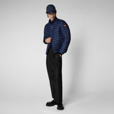 Man's Puffer Vest Alexander in Navy Blue | Save The Duck