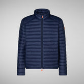 Man's Puffer Vest Alexander in Navy Blue | Save The Duck