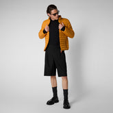 Men's Alexander Puffer Jacket in Beak Yellow - Lightweight Puffers for Men | Save The Duck