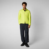 Men's Animal free Puffer Jacket Alexander in Lichen Green - COLORS | Save The Duck