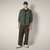 Men's Jacket Basil in Thyme Green - Jackets for Men | Save The Duck