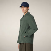 Men's Jacket Basil in Thyme Green | Save The Duck