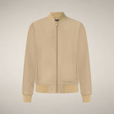 Women's Bomber Jacket Jena in Stardust Beige - ASAP - Smartleisure Clothing Woman | Save The Duck