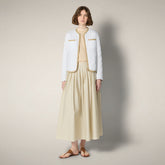 Women's Puffer Jacket Jalina in White - Women's Coats | Save The Duck