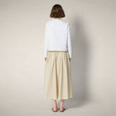 Women's Puffer Jacket Jalina in White - Women's Coats | Save The Duck