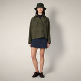 Women's Jacket Garbo in Snake Green - Woman's Jackets | Save The Duck