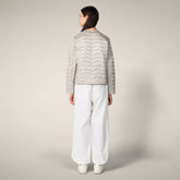 Women’s puffer jacket Zina in Rainy Beige - Women's Coats | Save The Duck