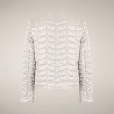 Women’s puffer jacket Zina in Rainy Beige - Women's Coats | Save The Duck