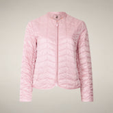 Women’s puffer jacket Zina in Bubble Pink - Animal-Free Puffer Jackets for Women | Save The Duck