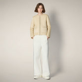 Women’s puffer jacket Tamina in Shore Beige - Women's Coats | Save The Duck