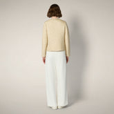 Women’s puffer jacket Tamina in Shore Beige - Women's Coats | Save The Duck