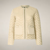 Women’s puffer jacket Tamina in Shore Beige - Women's Coats | Save The Duck