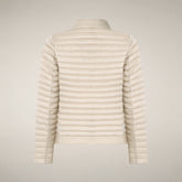 Women's Puffer Jacket Reya in Sand Beige - Women's Coats | Save The Duck