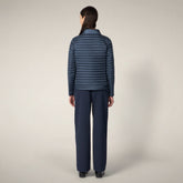 Women's Puffer Jacket Reya in Night Blue - Women's Coats | Save The Duck