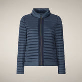 Women's Puffer Jacket Reya in Night Blue - Women's Coats | Save The Duck