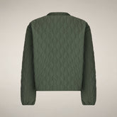 Women's puffer jacket Fara in Thyme Green - Women's Coats | Save The Duck