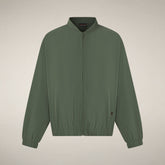 Men's bomber jacket Astor in Thyme Green - Jackets for Men | Save The Duck