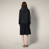 Women's Hoodie Dorina in Black - ASAP - Smartleisure Clothing Woman | Save The Duck