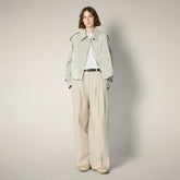 Women's Gaia Jacket in Rainy Beige - Woman's Jackets | Save The Duck