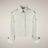 Women's Gaia Jacket in Rainy Beige - Woman's Jackets | Save The Duck