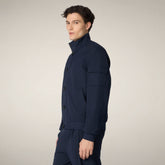 Men's Bomber Jacket Blade in Navy Blue | Save The Duck