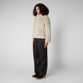 Veste à capuche réversible Laila pour femme en beige pluvieux - Collection FUREUR | Sauvez le canard