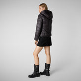 Woman's jacket laila in brown black | Save The Duck