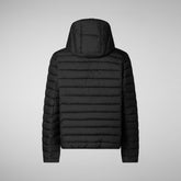 Men's Hooded Jacket Ezra in Black | Save The Duck