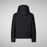 Men's Hooded Jacket Ezra in Black | Save The Duck