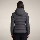 Women's Puffer Jacket Daisy in Storm Grey - Women's Coats | Save The Duck