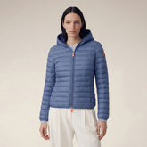 Women's Puffer Jacket Daisy in Cornflower Blue - Women's Coats | Save The Duck