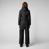 Doudoune à capuche Alexis pour Femme en noir - Collection de vestes | Sauvez le canard