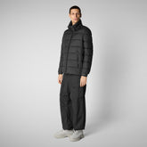 Men's animal free hooded Animal free Puffer jacket Boris in Black - View all Men | Save The Duck