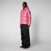 Women's Lois Hooded Puffer Jacket in Bloom Pink - Icons Collection | Save The Duck