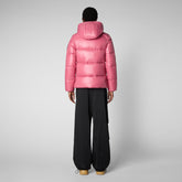 Women's Lois Hooded Puffer Jacket in Bloom Pink | Save The Duck