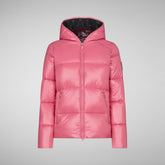 Women's Lois Hooded Puffer Jacket in Laurel Green | Save The Duck