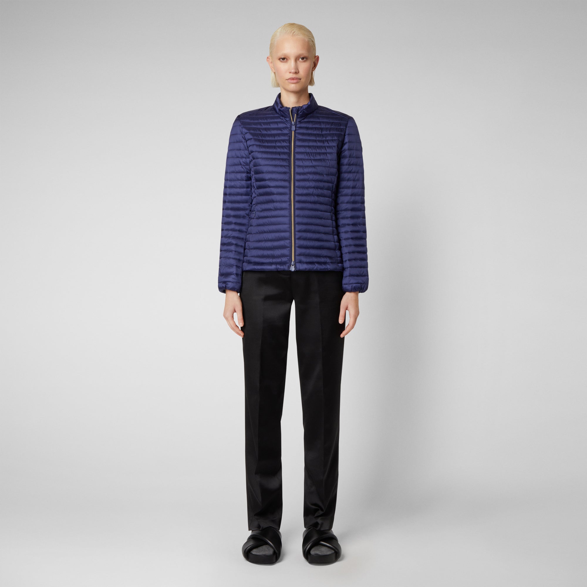 ANDREINA:SAVE THE DUCK WOMAN JACKET in IRIS in Navy Blue - Save 