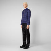 Women's Andreina Puffer Jacket in Navy Blue - All Save The Duck Products | Save The Duck
