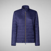 Women's Andreina Puffer Jacket in Dusty Blue | Save The Duck